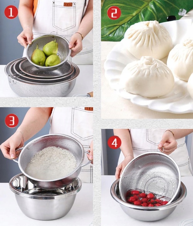 CEDZAK METALOWY DURSZLAK SITKO KUCHENNE NA MAKARON WARZYWA SUSZARKA