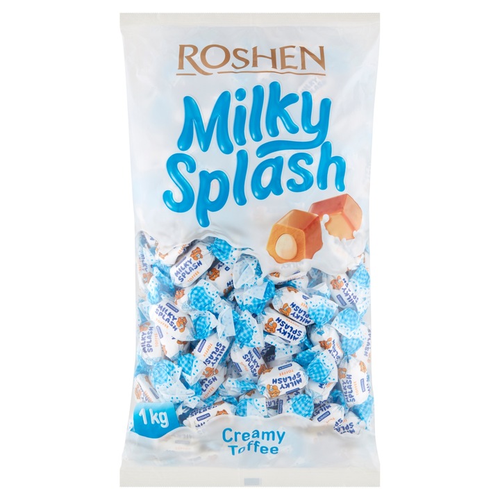 CUKIERKI MILKY SPLASH TOFFI ROSHEN 1 kg