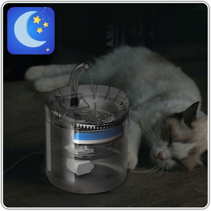 Poidło Poidełko Automatyczne Fontanna Wodna dla Kota Psa Filtr