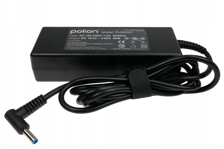 Ładowarka 90W do laptopa HP 19,5V 4,62A wtyk 4,5x3,0mm pin