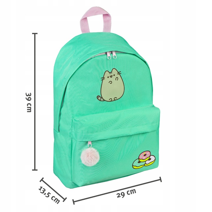 PLECAK TORNISTER DZIECIĘCY Kotek PUSHEEN DONUT Rozmiar A4 Szkoła Przedszkol