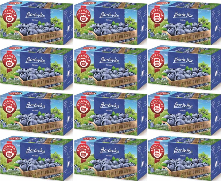 (x12) TEEKANNE 20tb Borówka
