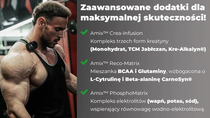 ODŻYWKA NA SIŁE I MASĘ 8 w 1 - Gainer z dodatkiem białka, kreatyny,