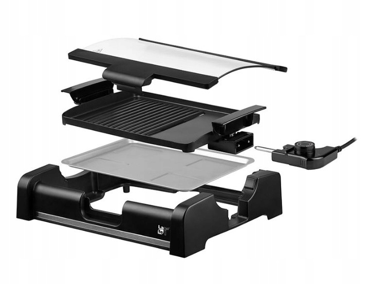 Grill elektryczny z pokrywą LAFE GRL003 1650 W Stołowy Na balkon