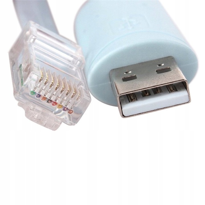 KABEL KONSOLOWY USB 2.0 RS232 WIN10 KONFIGURACJI URZĄDZEŃ CISCO RJ45 1,8m