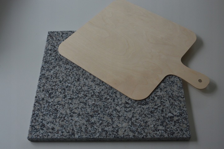 KAMIEŃ do Pizzy Grilla 30x30 Granitowy + ŁOPATKA