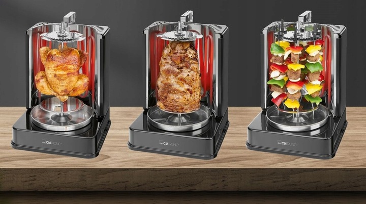 Grill do Kurczaka OPIEKACZ DO KEBABA Pionowy Obrotowy SZASZŁYKI ROŻEN