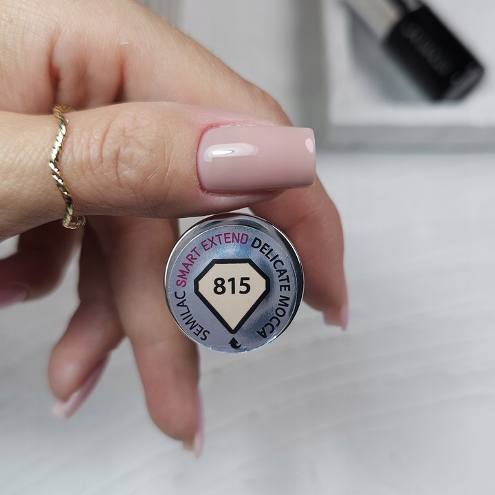 SEMILAC LAKIER HYBRYDOWY 8w1 SMART EXTEND 815 DELICATE MOCCA 7ml