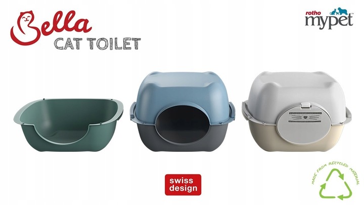 Duża Modułowa Otwarta Kuweta dla kota z Niskim Wejściem na żwirek dla kota