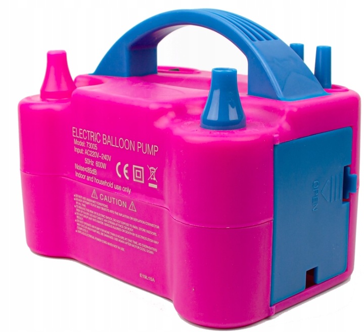 ELEKTRYCZNA POMPKA DO BALONÓW 2 DYSZE MOCNA SZYBKA