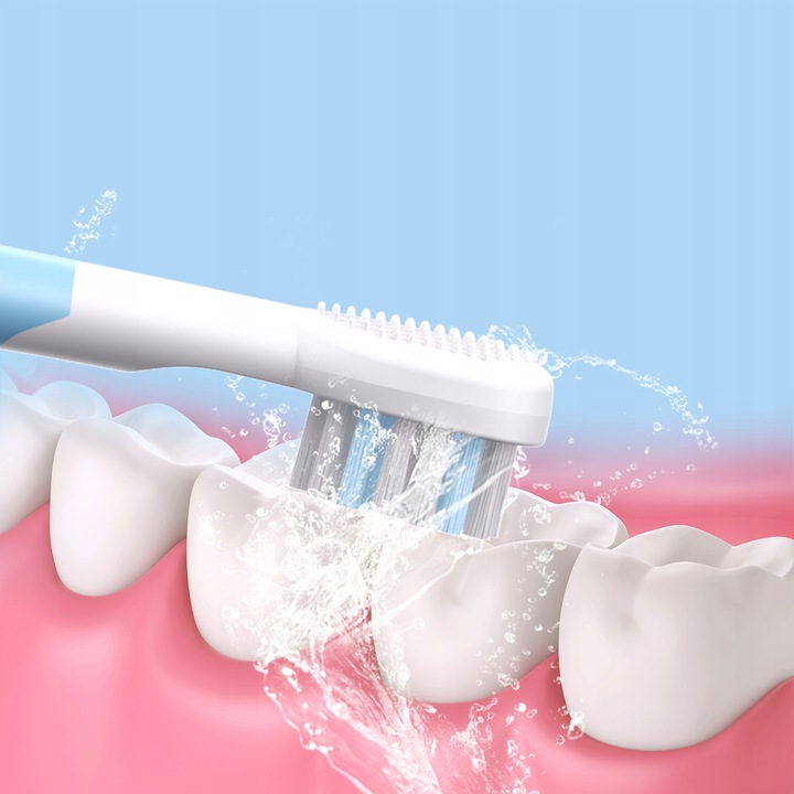 SZCZOTECZKA SONICZNA DLA DZIECI ELEKTRYCZNA DO ZĘBÓW PREMIUM BŁĘKIT HEELLY