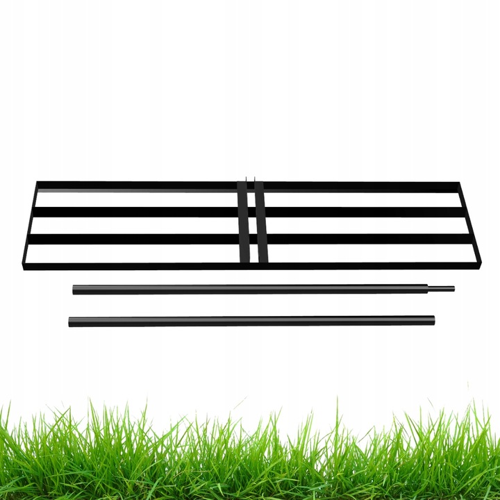 Niwelator Terenu Grabie 90 x 30 cm trzonek stalowy LEVELAWN, LEVEL