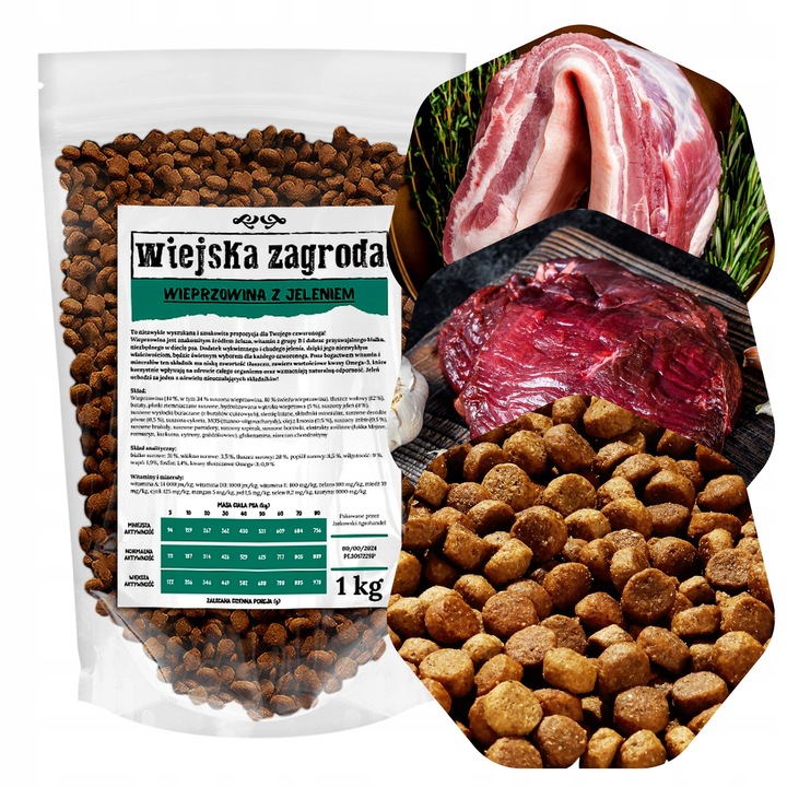WIEJSKA ZAGRODA WIEPRZOWINA Z JELENIEM 1 KG