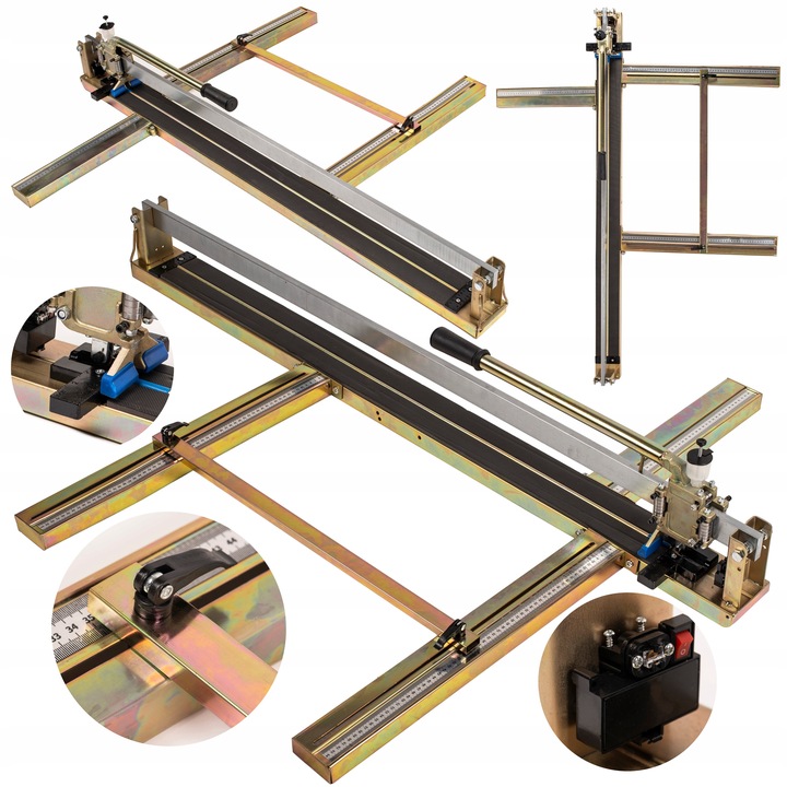 MASZYNKA DO CIĘCIA PŁYTEK GLAZURY TERAKOTY PRZECINARKA RĘCZNA 120cm