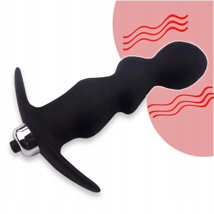 Wibrujący Korek Analny Waginalny Silikonowy Plug Masażer Intymny Dla Par