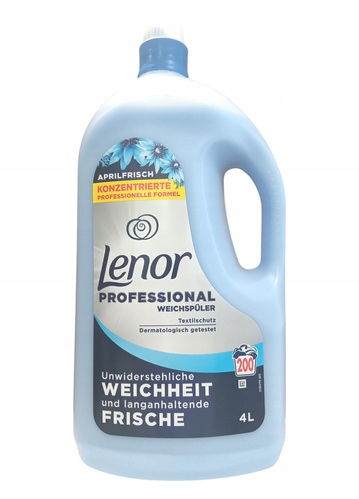 LENOR PROFESSIONAL PŁYN DO PŁUKANIA APRILFRISCH 4 L / 200 PRAŃ