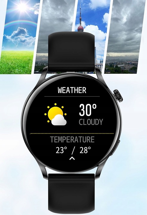 Zegarek Smartwatch Damski Rozmowy Puls Menu