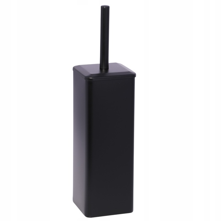 Szczotka do WC toalety łazienki czarna zamknieta loft łazienkowa toaletowa