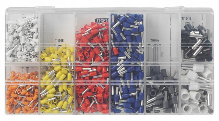 TULEJKI TULEJKA IZOLOWANA KABLOWA ZESTAW 1200 SZT