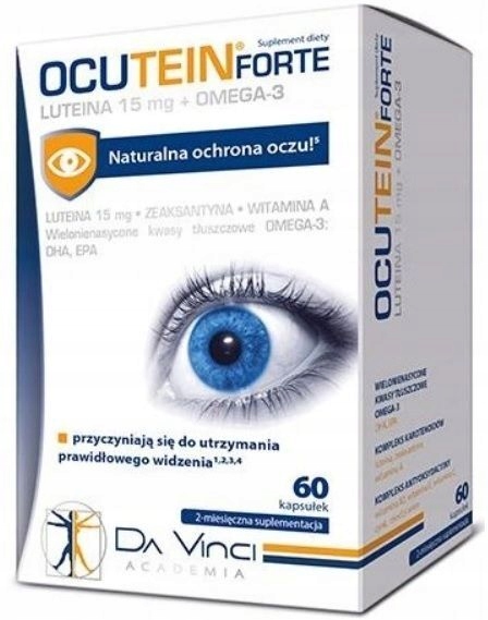 Ocutein Forte luteina 15 mg 60 kapsułek