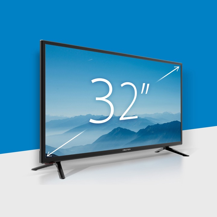 Telewizor 32" Cabletech DVB-T2 H.265 HEVC 3xHDMI 2xUSB