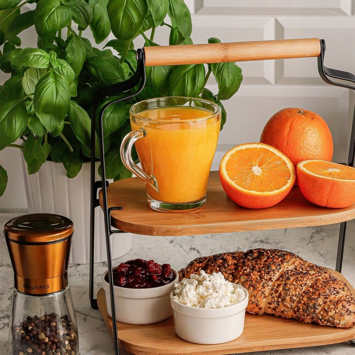 ZESTAW KUBKÓW SZKLANYCH 6x250ml SZKLANKI do kawy herbaty z uchem