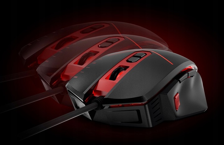 MYSZ PRZEWODOWA ACER NITRO II GAMING DLA GRACZA RGB OPTYCZNA 6 KOLORÓW