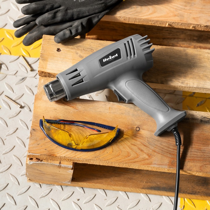 Opalarka elektryczna Rebel z regulacją dwa biegi 1600W 600°c