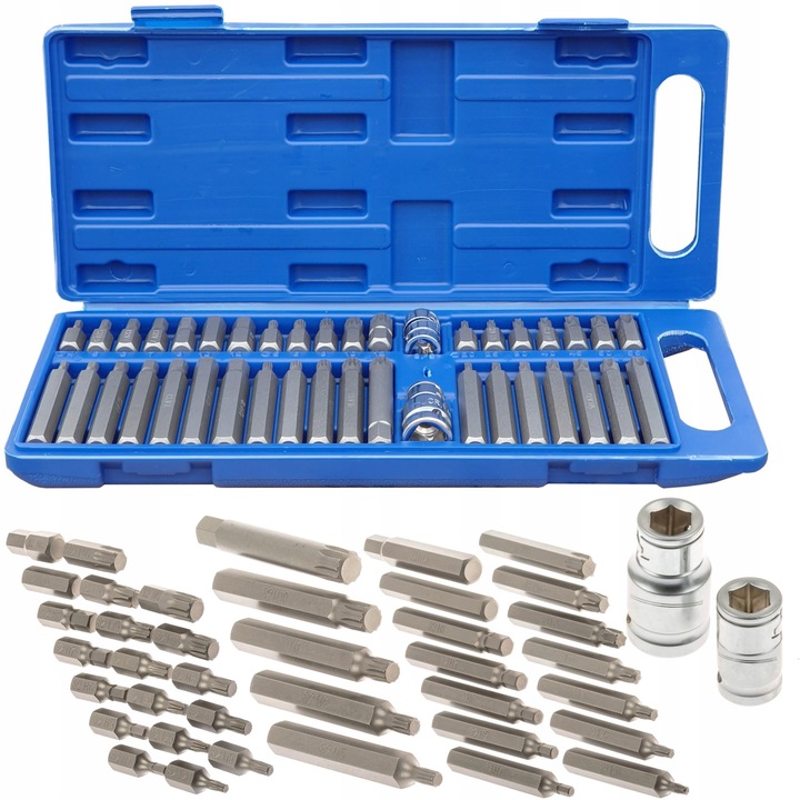 VORFAL ZESTAW BITÓW KLUCZY IMBUS SPLINE TORX 40 EL BITY W WALIZCE V08070