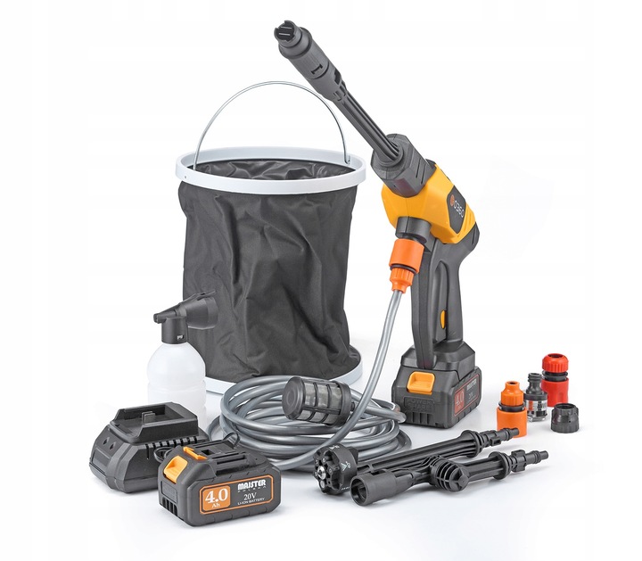 MYJKA CIŚNIENIOWA 60 Bar akumulatorowa elektryczna 2xAKU MP0360 Opryskiwacz