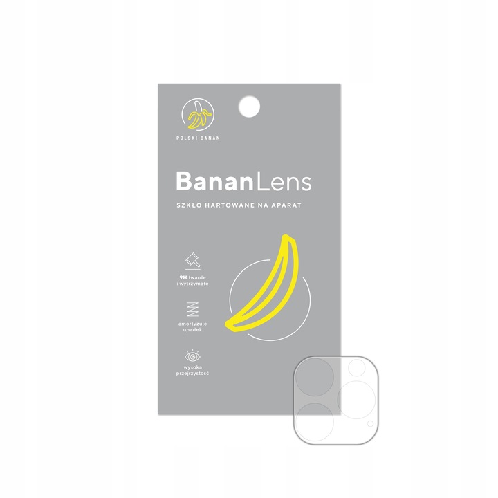 Szkło hartowane 9H BananLens na aparat do Apple iPhone 15 Pro