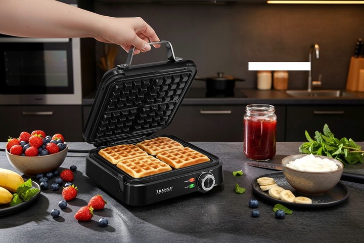 GOFROWNICA NA 4 DUŻE GOFRY REGULACJA TEMPERATURY i STOPNIA WYPIEKANIA