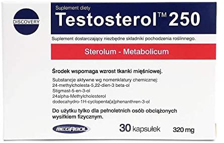 2x SILNY TESTOSTEROL 250 320mg PODNIEŚ TESTOSTERON