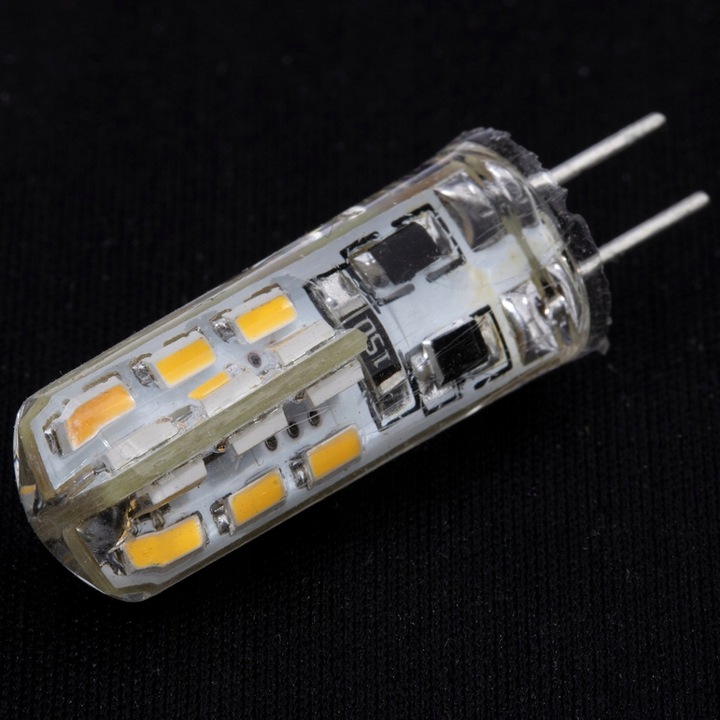 10x Żarówka LED KAPSUŁKA MINI G4 2W = 20W 3000K CIEPŁA BARWA 12V LUMILED