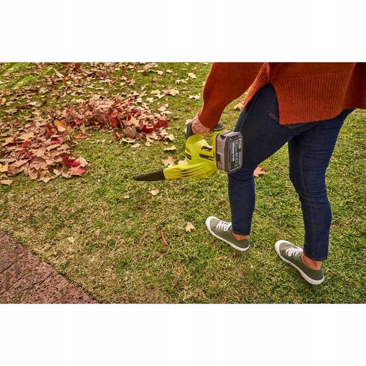 Dmuchawa 18 V Ryobi OBL1820S prędkość 245 km/h