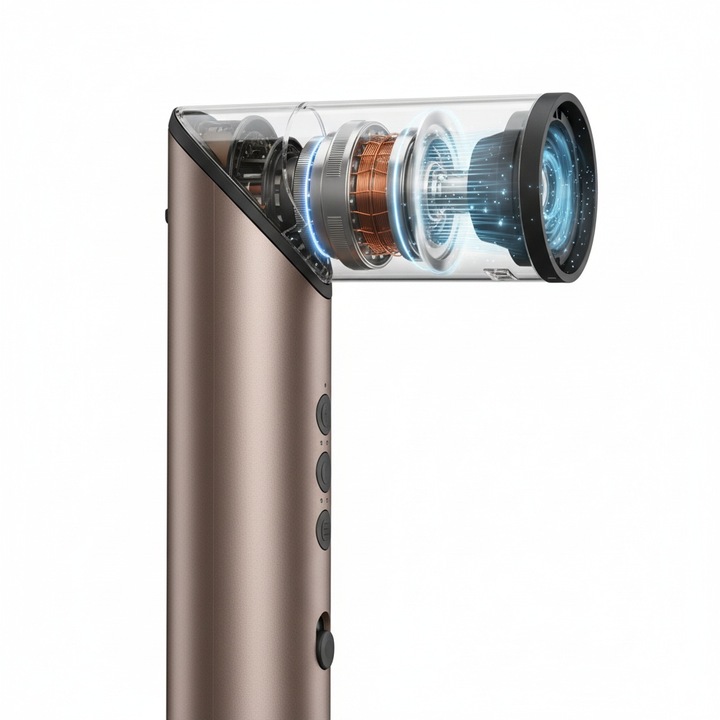 Dekraft Air Styler ICED LATTE suszarko-lokówka z jonizacją, NTC 1500W