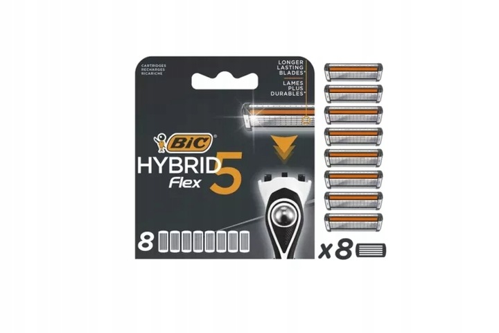 BIC WKŁADY DO GOLAREK HYBRID 5 FLEX BLISTER 16 SZT