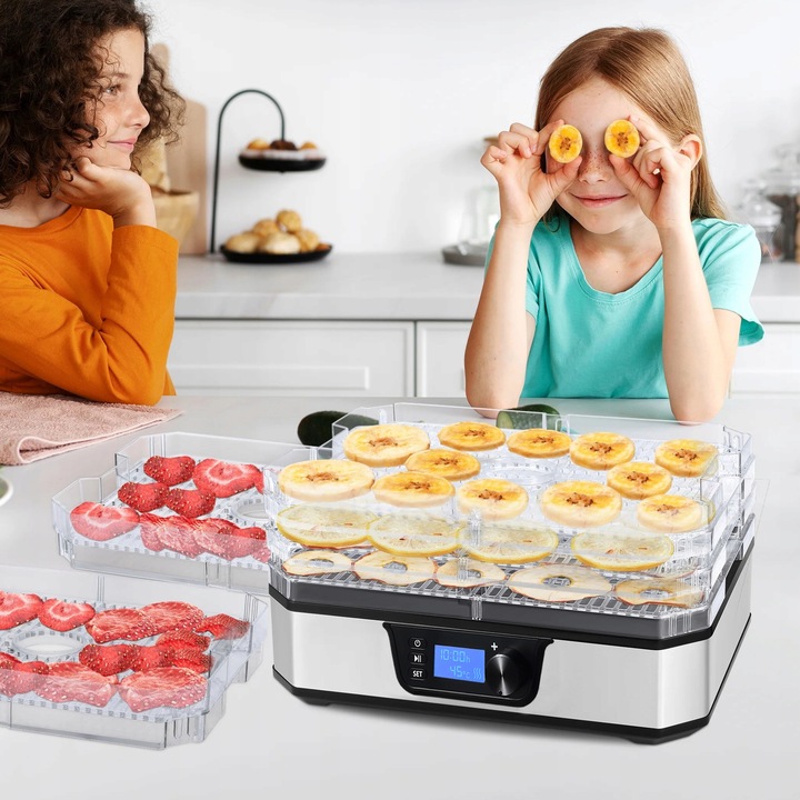 SUSZARKA DO GRZYBÓW OWOCÓW WARZYW ZIÓŁ SPOŻYWCZA TIMER - DUŻA WYSOKA