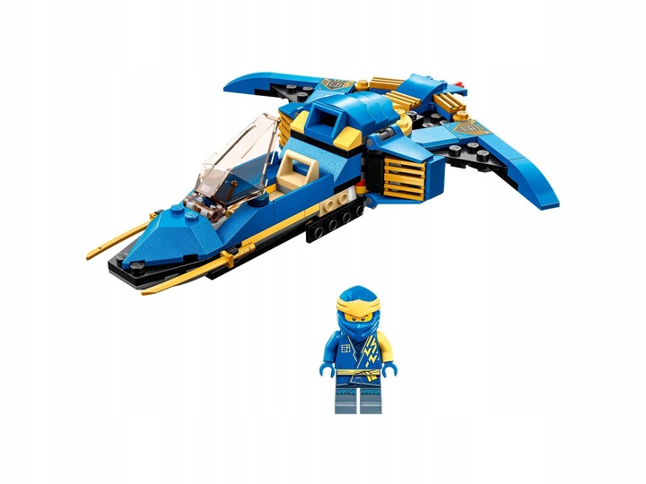 LEGO Ninjago Odrzutowiec ponaddźwiękowy Jay’a EVO 71784 + Lodowy smok 30649