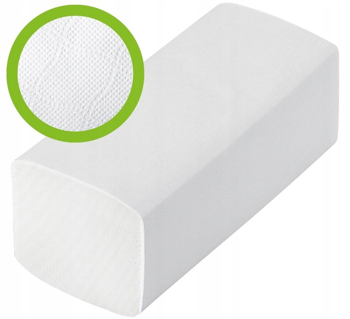 RĘCZNIK PAPIEROWY SKŁADANY ZZ BIAŁY 25x21 RĘCZNIKI DO PODAJNIKA 3000