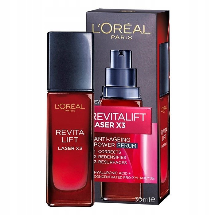 L'Oreal Paris Revitalift Laser X3 przeciwzmarszczkowe serum do twarzy 30 ml