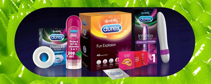 DUREX ZESTAW 3x Żel intymny ZMYSŁOWY MASAŻ DOZNANIA ORGAZM ZAPACHOWE