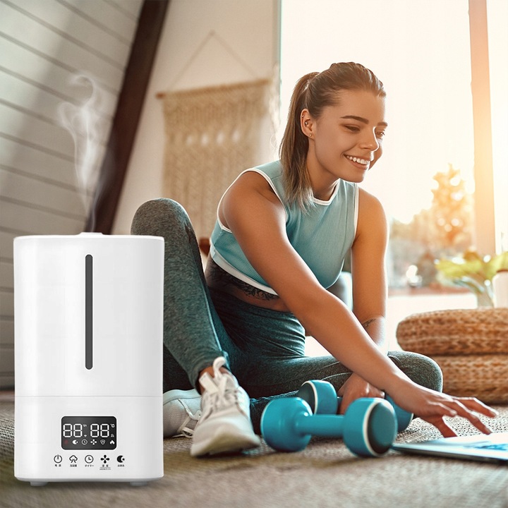 Nawilżacz Powietrza Ultradźwiękowy Smart 25 W - 5l Z PILOTEM