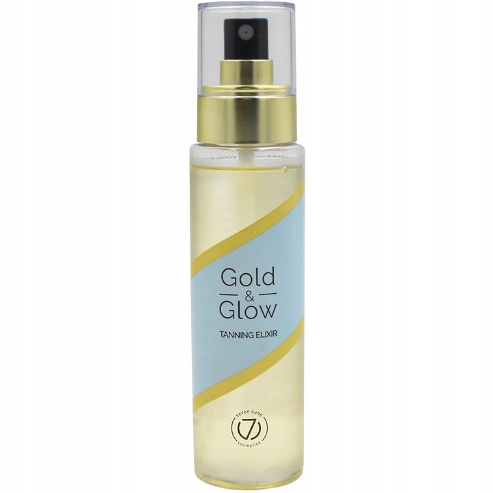 7suns Gold & Glow Eliksir do Opalania Suchy Olejek Najmocniejszy Przyspiesz