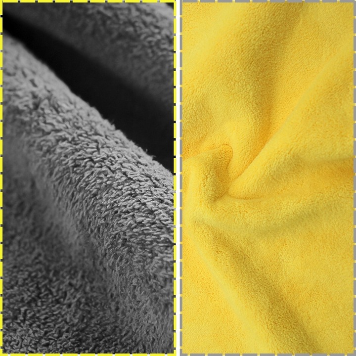 PUSZYSTY RĘCZNIK Z MIKROFIBRY 800g/m2 DO OSUSZANIA SAMOCHODU AUTA DETAILING