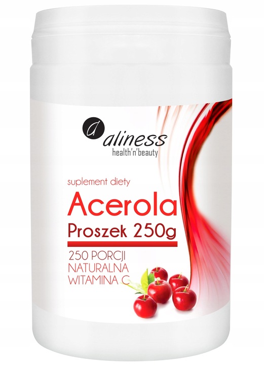 ALINESS NATURALNA WITAMINA C ACEROLA PROSZEK 250g