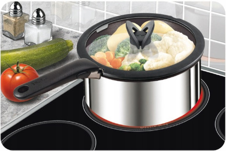 Szklane pokrywki TEFAL Ingenio 24/28 cm separatory