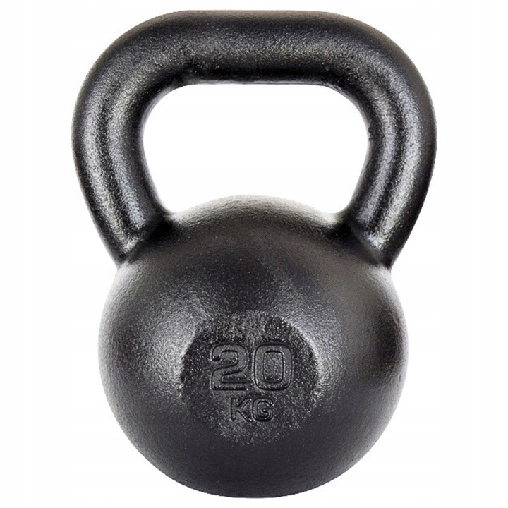 Kettlebell żeliwny odważnik kula kettle 20kg