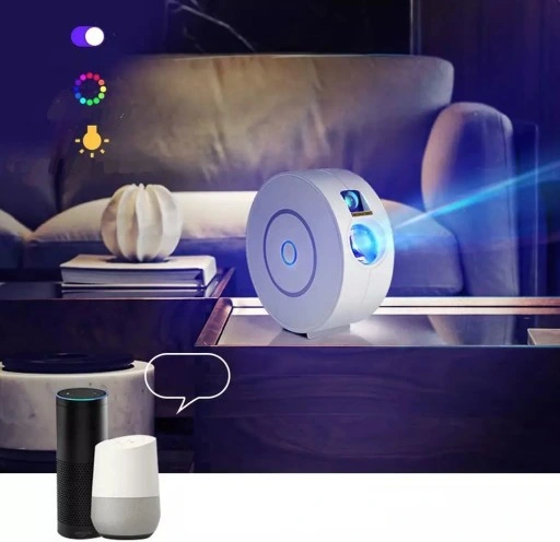 PROJEKTOR GWIAZD LAMPKA NOCNA RZUTNIK LED DO SYPIALNI DLA DZIECI NA PREZENT