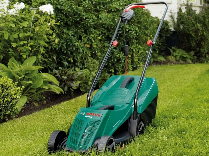 BOSCH ROTAK 320 ER Kosiarka elektryczna 1200W 32CM regulacja KOSZ 31L